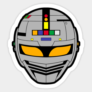 Silver Space Sentry Sticker